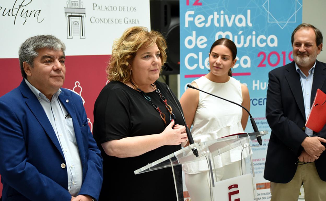 José García Giralte Giralte, Fátima Gómez, Alicia Rodríguez y Javier Herreros 