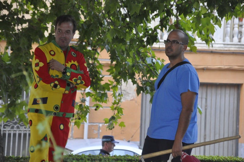 Los niños de Baza disfrutan en la mañana de este viernes del Cascamorras Infantil. 