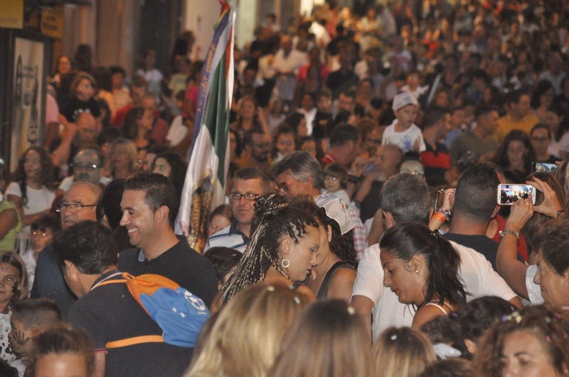 Los niños de Baza disfrutan en la mañana de este viernes del Cascamorras Infantil. 