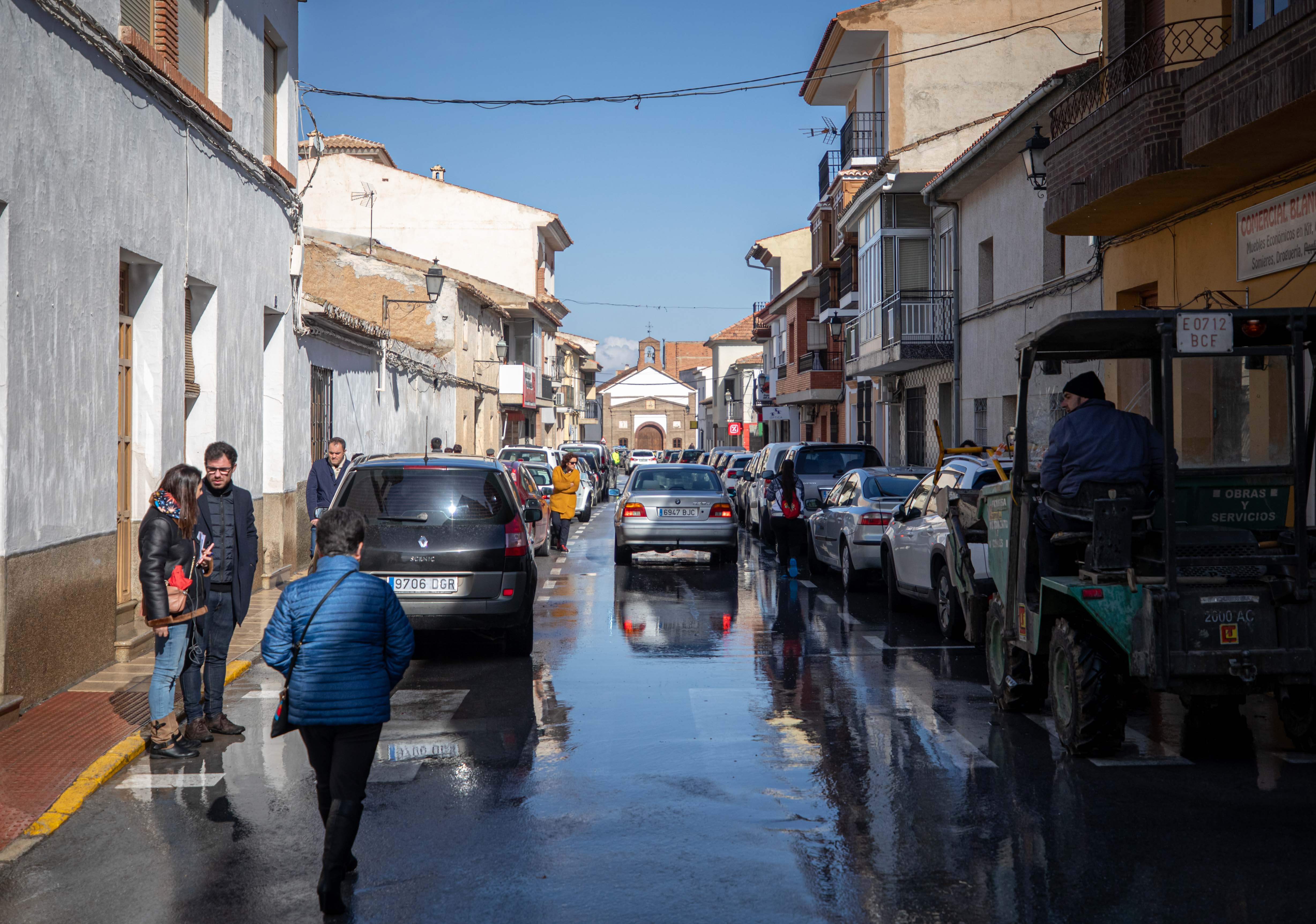 Visitamos el lugar del crimen apenas unas horas después