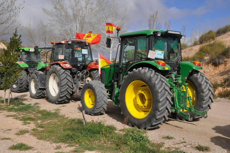 Decenas de tractores marcharon en el norte de la provincia.