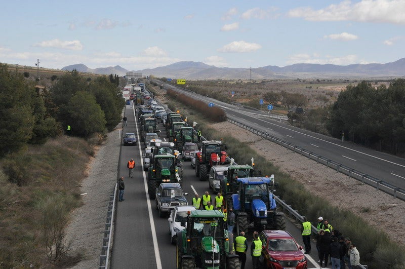 Decenas de tractores marcharon en el norte de la provincia.