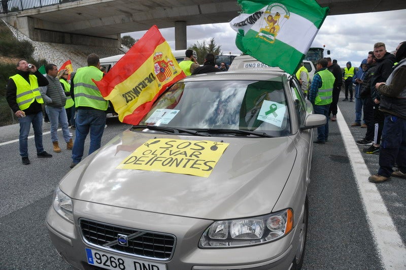 Decenas de tractores marcharon en el norte de la provincia.