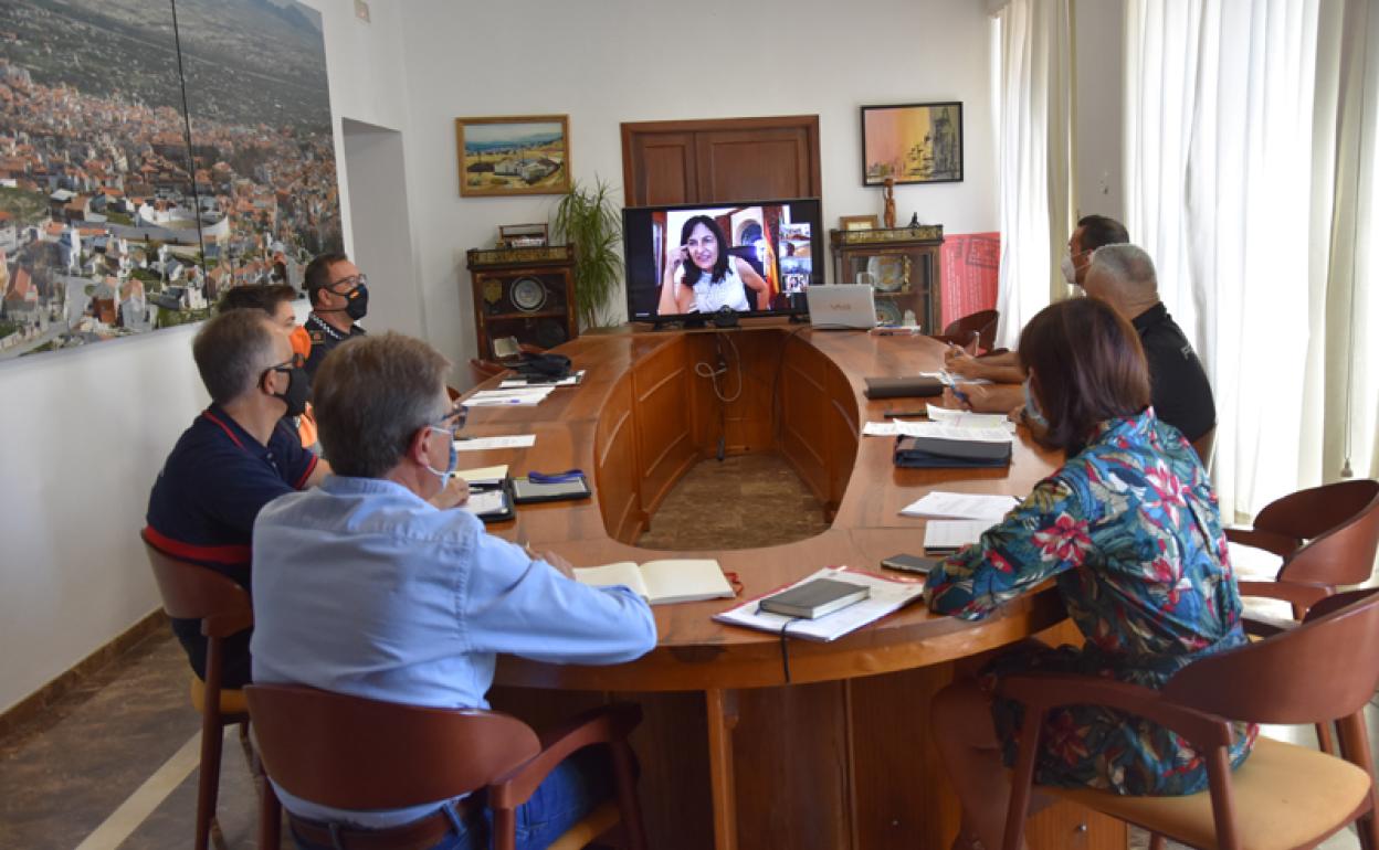 Junta Local de Seguridad, celebrada hoy en Baza 
