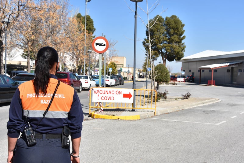 Protección Civil en el Hospital de Baza 