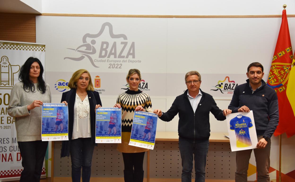 Presentación de la 45 Media Maratón Ciudad de Baza en solidaridad con Ucrania 