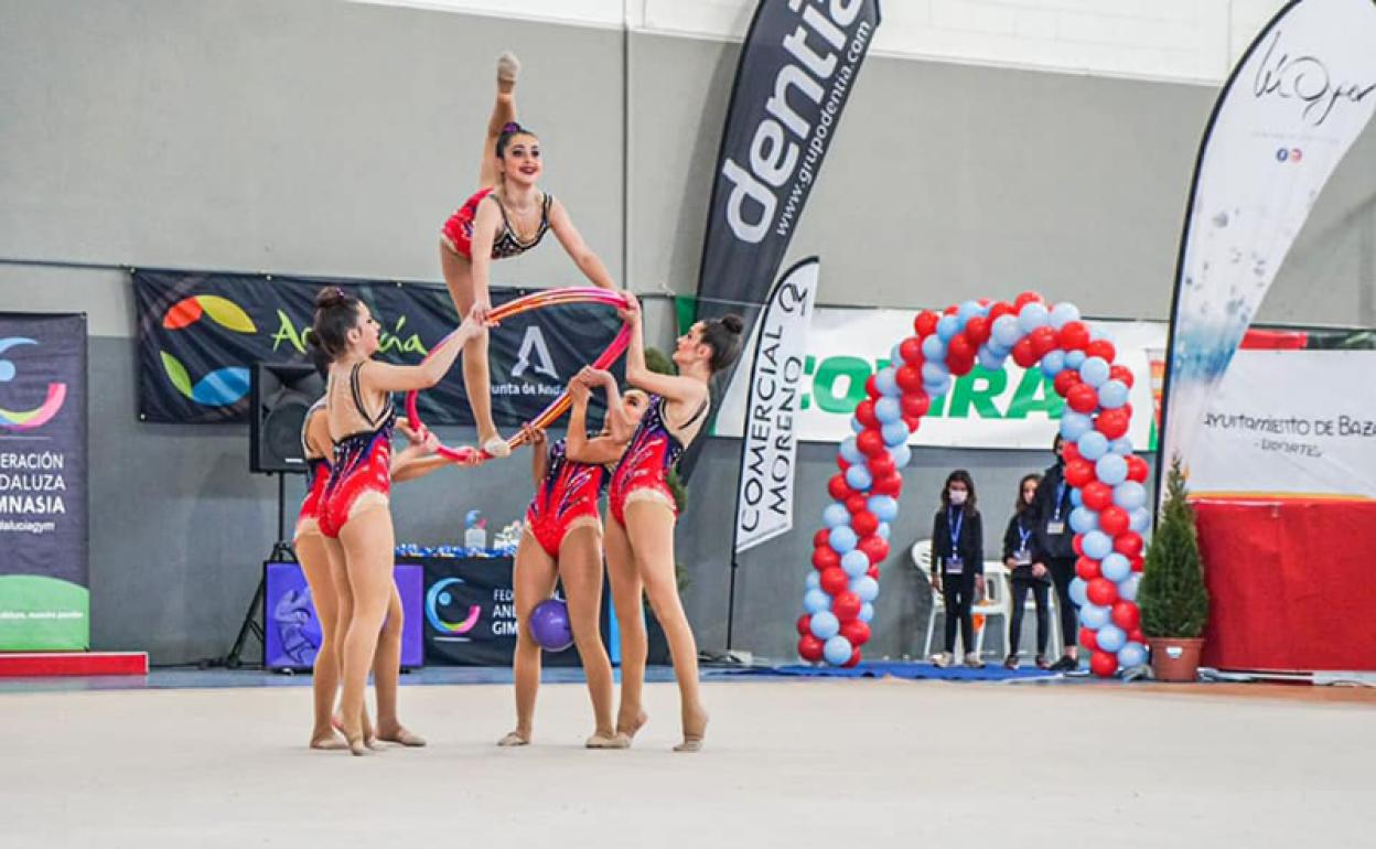 Baza acoge este fin de semana la Copa Diputación de Gimnasia Rítmica