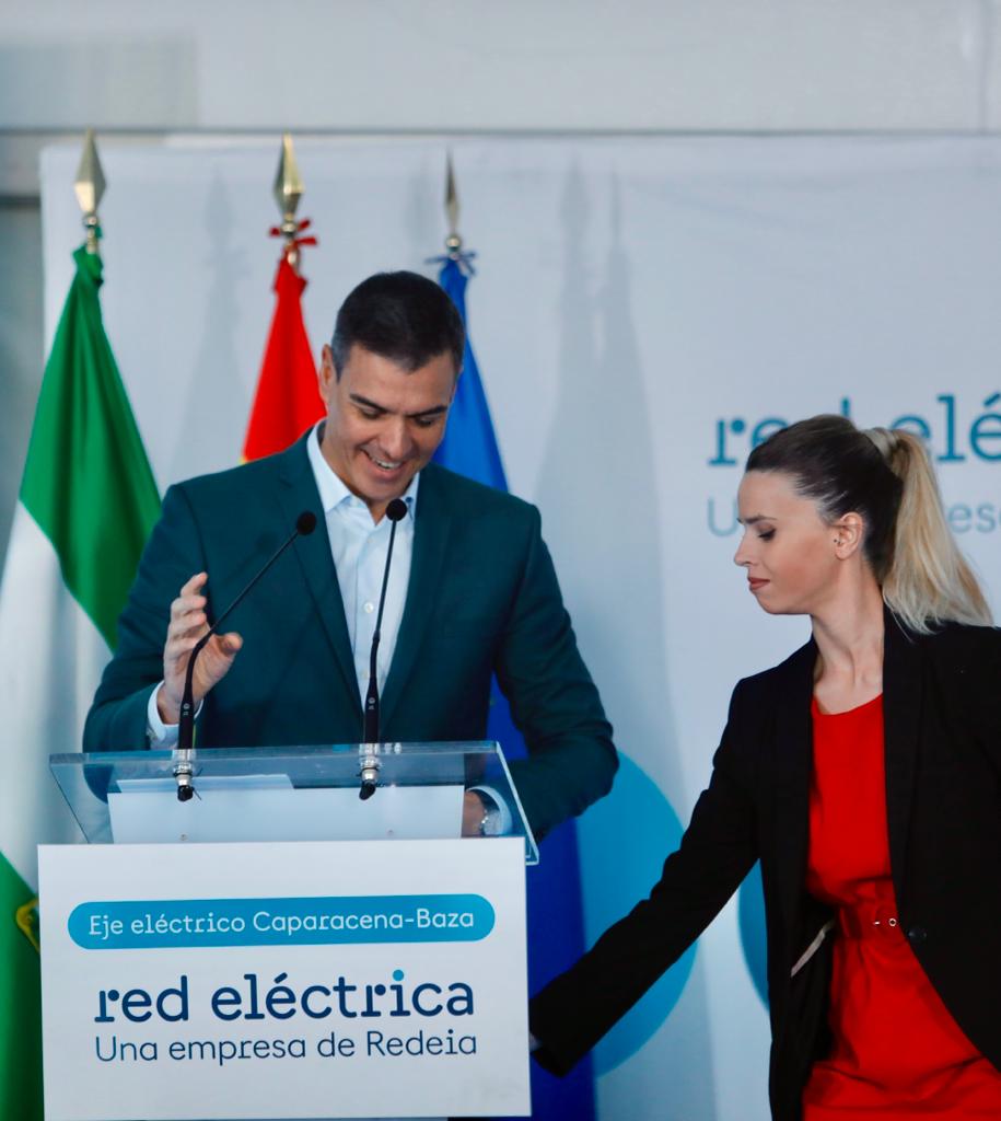 Inauguración de la estación eléctrica entre Caparacena y Baza