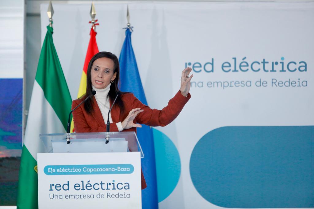 Inauguración de la estación eléctrica entre Caparacena y Baza