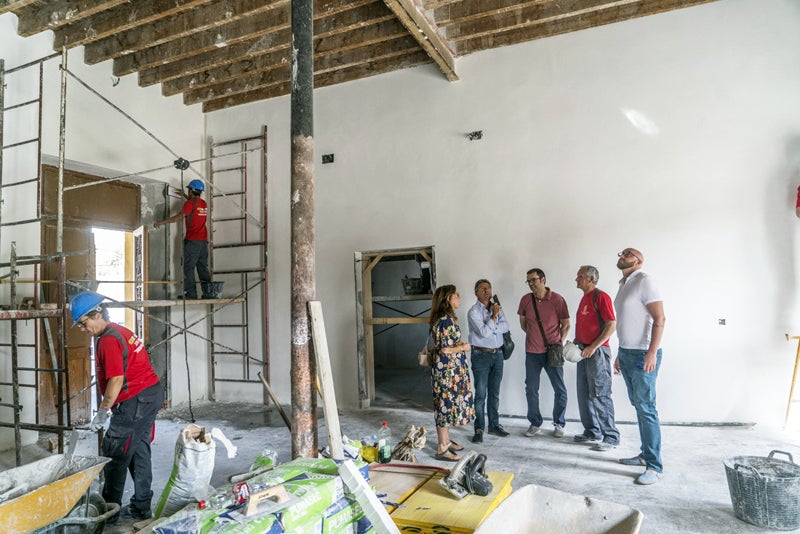 Primera fase de las obras realizadas en el 2019 