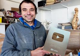 Esteban Jiménez, con su distinción