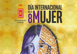 Cartel del 8M en Baza