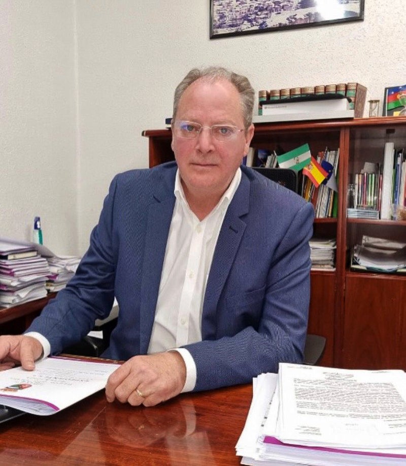 Salvador Moreno, candidato a la reelección como alcalde de Zújar