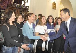 Juanma Moreno en Baza.