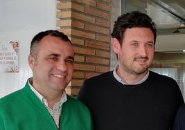 Francis Rodriguez, presidente del PP de Granada y Roberto González, candidato a la alcaldía de Caniles