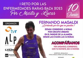 Cartel de la carrera solidaria a celebrar este sábado en Baza
