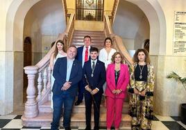 Ramón Martínez y su equipo de gobierno PSOE-Huéscar en Marcha