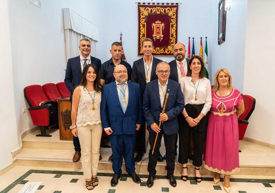 Pedro Justo Ramos con su equipo de gobierno