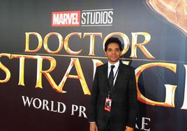 Anele Onyekwere en una de las galas a las que suele ser invitado