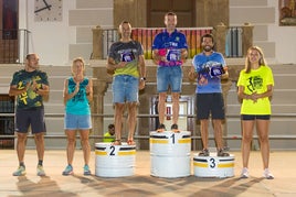 Podium, categoria absoluta masculina