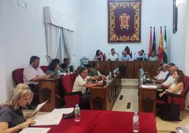 Pleno de Baza celebrado este viernes.