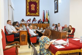 Imagen del salón de plenos bastetano.