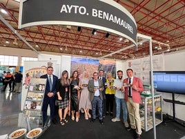 Expositor de Benamaurel en la Feria de los Pueblos 2023