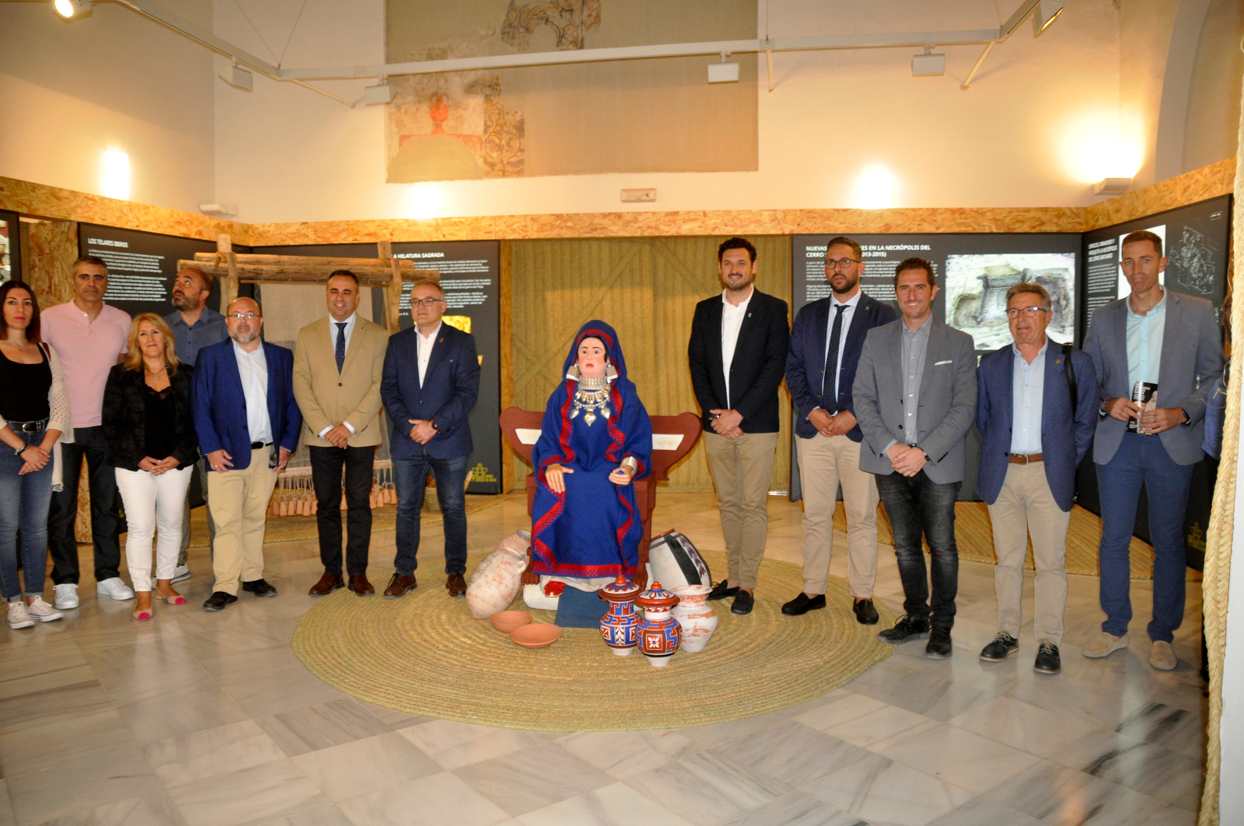 Inauguración de la muestra dedicada a la Dama de Baza.
