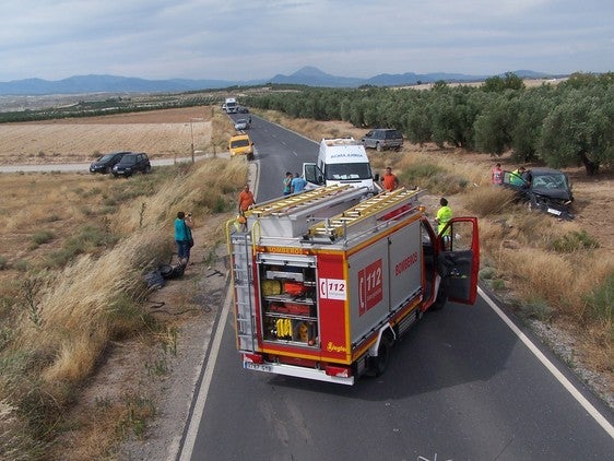 Fallece un conductor en un accidente de tráfico en Baza