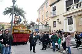 Nuestro Padre Jesús de la Paz a la altura de los Caños Dorados