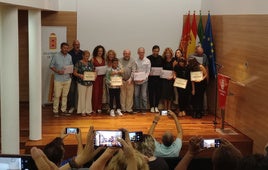 Imagen de los premiados.