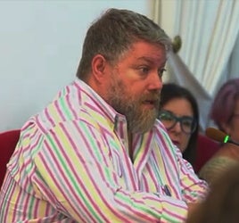 Juan Ramón Gil van Gils, portavoz de IU en el Ayuntamiento de Baza.