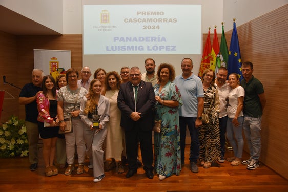 Imagen del acto de entrega del premio.