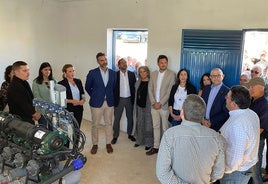 Visita del consejero de Agricultura a Caniles