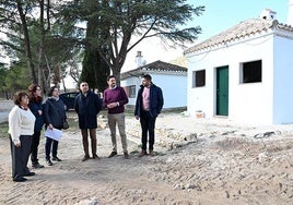 El presidente de la Diputación de Granada en la Finca Los Morales en Huéscar