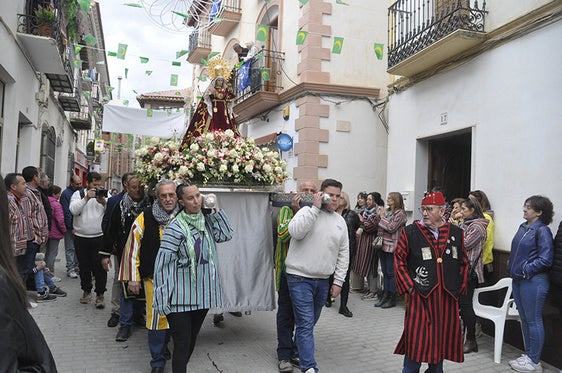 Virgen de la Cabeza de Cúllar durante las fiestas del 2024