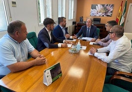 Reunión de alcaldes con el delegado de Salud
