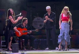 Concierto de María del Tango ayer en Caniles