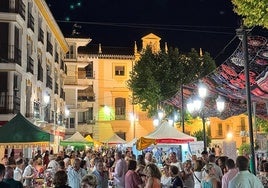 Ambiente en la Plaza Mayor de Huéscar