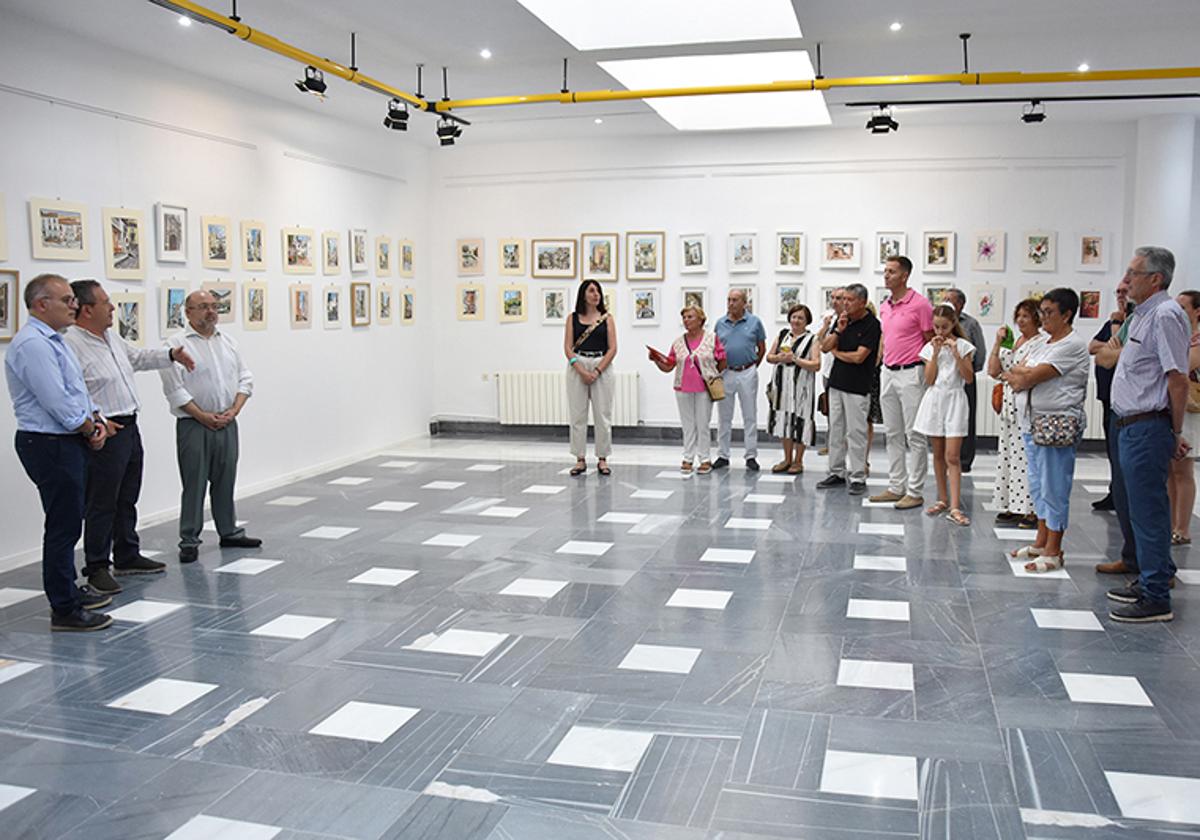 Inauguración exposición de Francisco Polaino, en la Casa de la Cultura de Baza