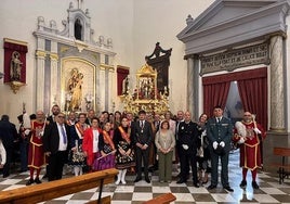 Foto de la Corporación Municipal en la festividad de las Santas Patronas