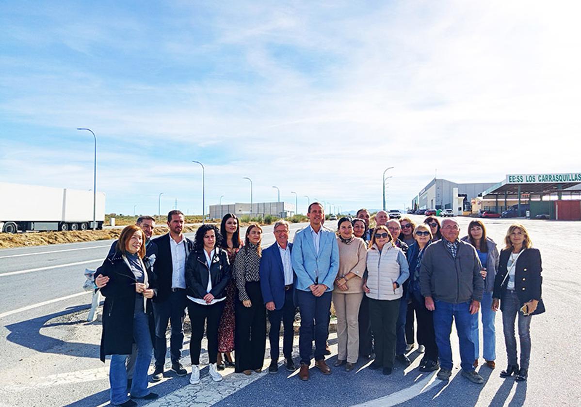 Cargos y dirigentes del PSOE de Granada y Almeria exigen la construción de la Autovía del Almanzora hasta Baza