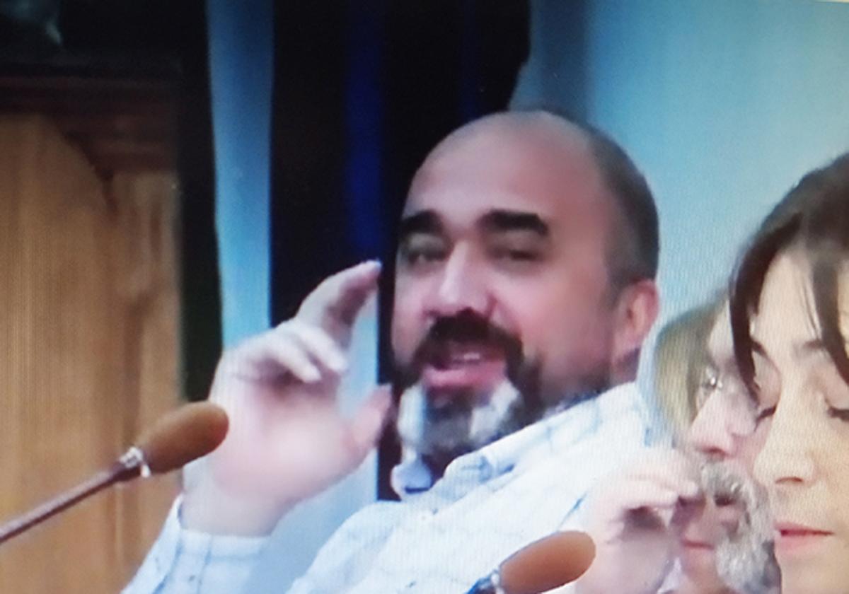 Momento del supuesto insulto