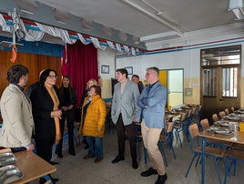 María José Martín durante su visita a Huéscar