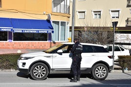 Un control de la Policía Local de Baza