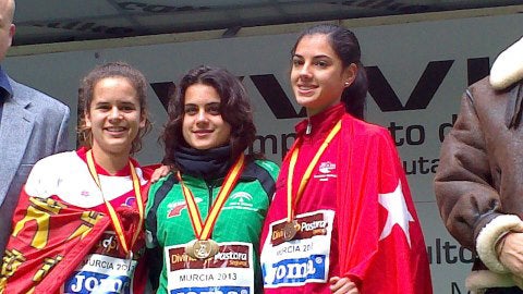 María Pérez campeona de España de marcha en ruta categoría juvenil