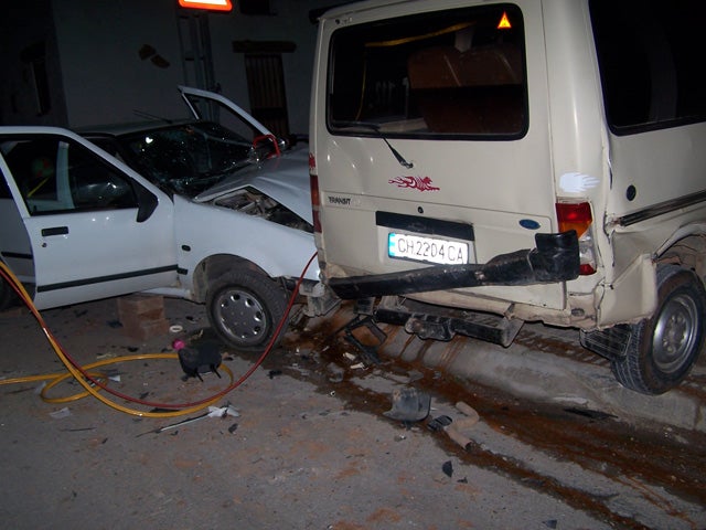 Una mujer herida grave en un accidente de tráfico en Cuevas del Campo