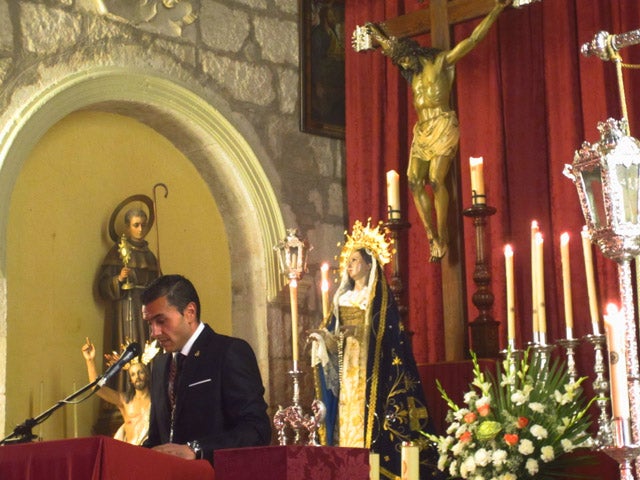 Enorme pregón de Ramón Rodriguez Carpio a la Cofradía de la Soledad