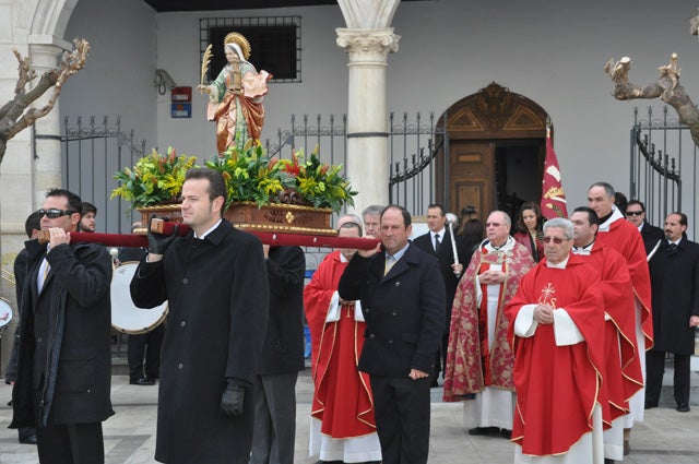 Baza celebró la festividad de la patrona Santa Bárbara