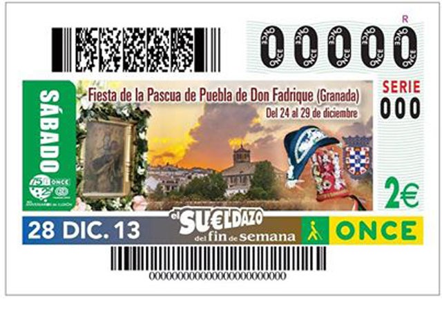 Las Fiestas de Pascua de la Puebla en el cupón de la ONCE del 28 de diciembre